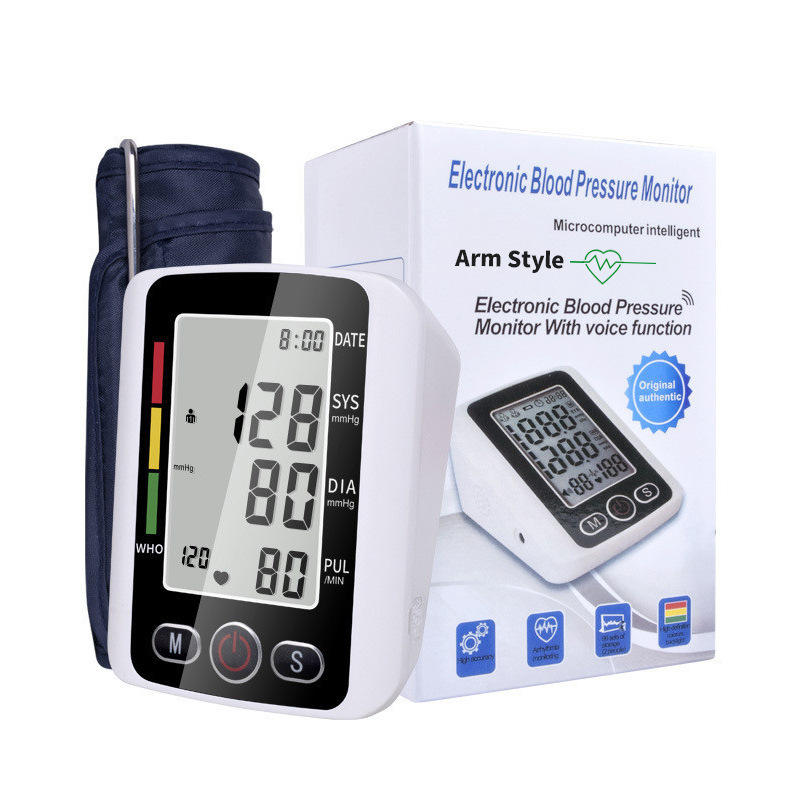 Electronic Blood Pressure Monitor with Voice Function